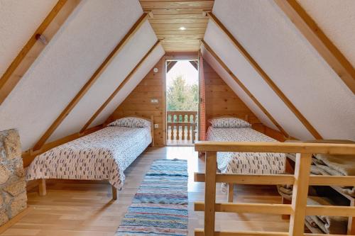 Postel nebo postele na pokoji v ubytování Apartment Iko