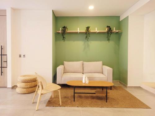 Χώρος καθιστικού στο Castelmola By Wynwood House