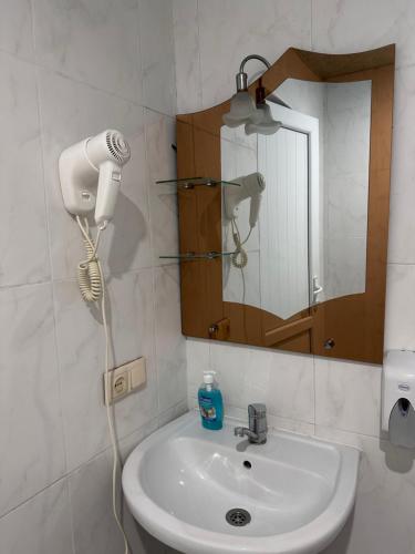 Koupelna v ubytování Hotel VISTA BATUMI
