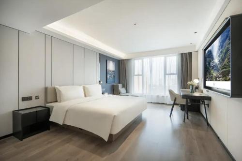 Katil atau katil-katil dalam bilik di Atour Hotel Chengdu Wuhou West Intelligent Valley
