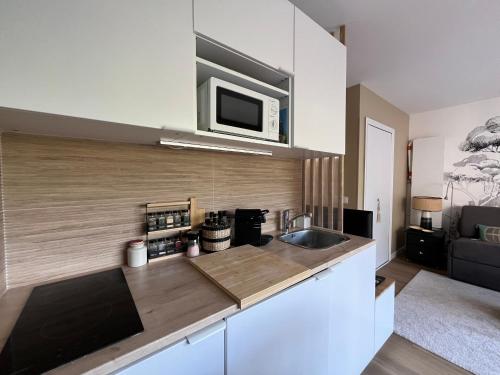 Studio cosy à Arcachon avec parking, proche plage