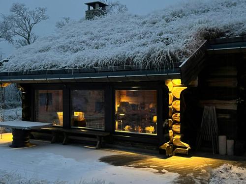 Το Large Log Cabin, Ski Fun Near Dagali τον χειμώνα