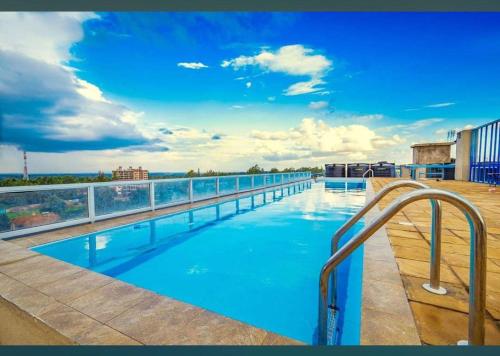 Swimmingpoolen hos eller tæt på Comfy homes 2