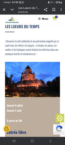 Fotografie z fotogalerie ubytování Clair de lune v destinaci Sainte-Colombe