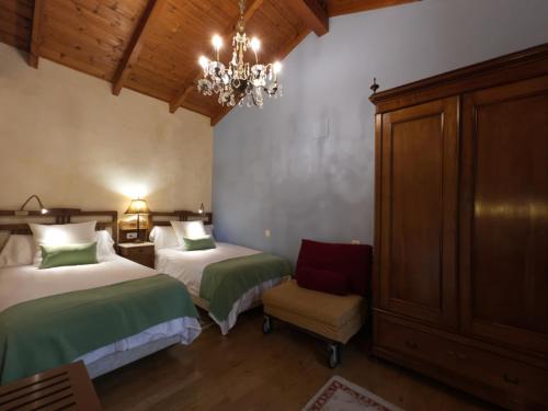 Postel nebo postele na pokoji v ubytování Casa Rural La Majada de Peñacorada