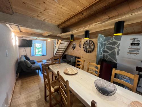 Posezení v ubytování Le Moulin