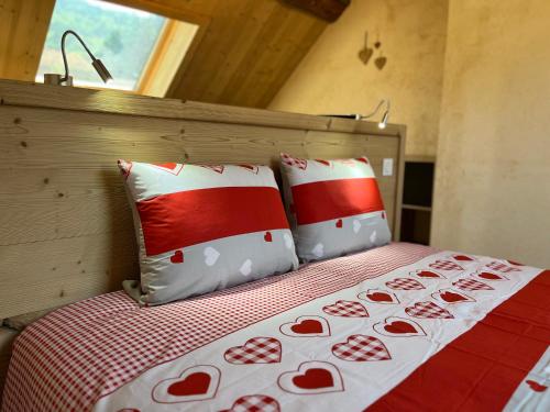 Postel nebo postele na pokoji v ubytování Le Moulin