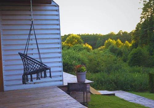 Landskap semula jadi dekat dengan the country house