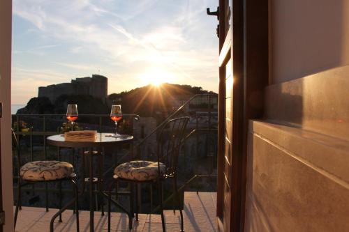 Balkón nebo terasa v ubytování Dubrovnik Rupe Apartment