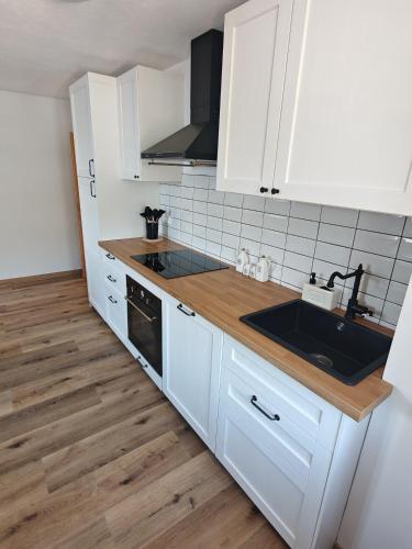 Una cocina o zona de cocina en Hiša Šturm