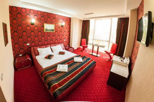 Postel nebo postele na pokoji v ubytování Hotel Boutique Shine