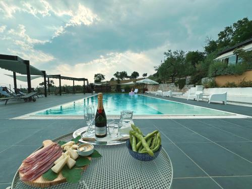 Πισίνα στο ή κοντά στο Agriturismo Le Valli