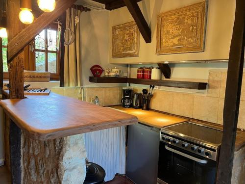 Kuchyň nebo kuchyňský kout v ubytování Cottage in Les Eyzies-De-Tayac-Sireuil with pool