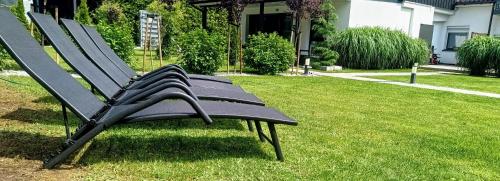 Ein Garten an der Unterkunft Lumax