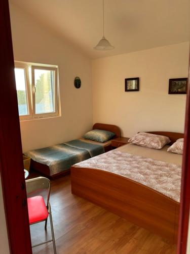 Postel nebo postele na pokoji v ubytování Do 8 osoba 3 sobe 2 terase