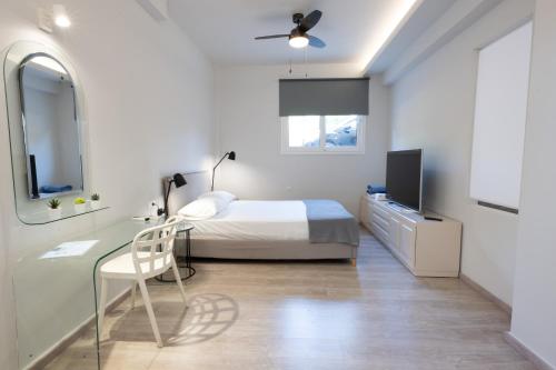 Ένα ή περισσότερα κρεβάτια σε δωμάτιο στο Dream Villa