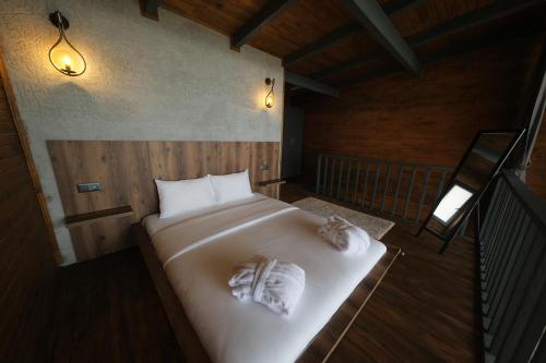 Postel nebo postele na pokoji v ubytování Stay in Sapanca
