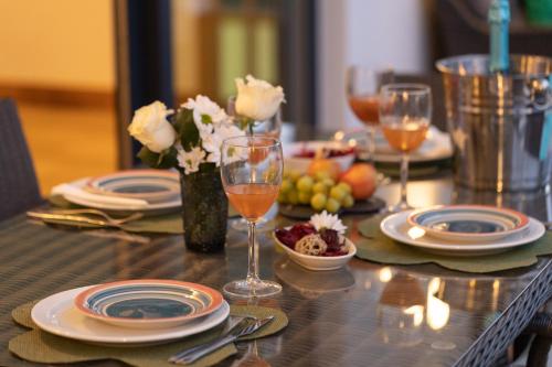 Mad i villaen eller i nærheden