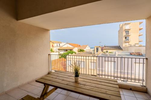 Duplex situé a palavas les flots à 1 minute de la mer