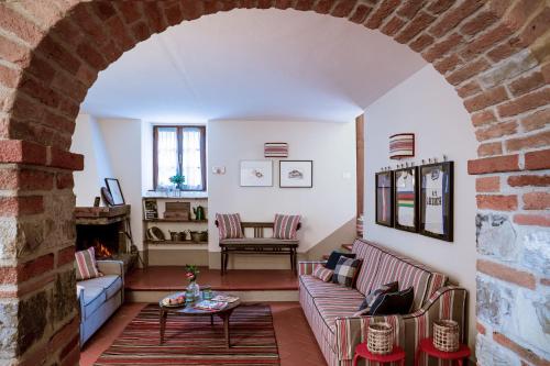 B&B Borgolecchi , Lecchi in Chiantiにあるシーティングエリア