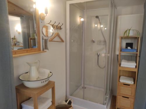 Ένα μπάνιο στο chalet de Campagne avec option SPA - petit déj