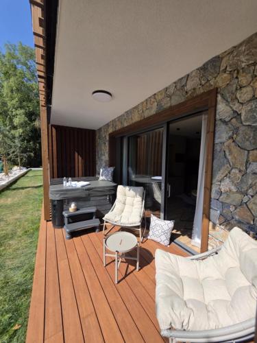 Posezení v ubytování Gora Luxury Apartments