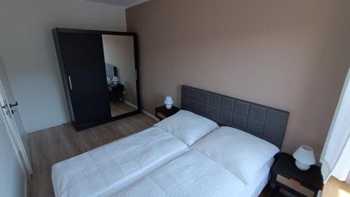 Katil atau katil-katil dalam bilik di Jessis Harz Appartements