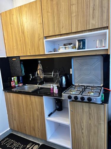 Kuchyň nebo kuchyňský kout v ubytování Tsavo Residence