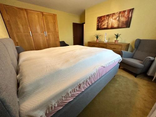 Una cama o camas en una habitación de Klütblick