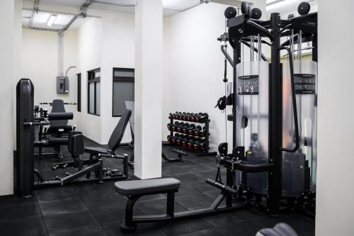 Gimnasio o instalaciones de fitness de Hotel Grand L'Orbe by JAMM