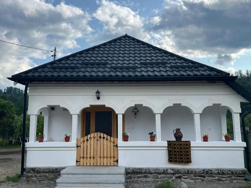 Het gebouw waarin het vakantiehuis zich bevindt