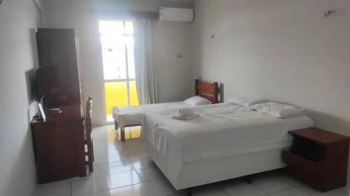 Katil atau katil-katil dalam bilik di Hotel e Flat Sobral Mundi