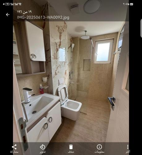 a bathroom with a white sink and a toilet at Crater H in Kukrike