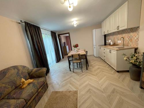 Køkken eller tekøkken på Casuta din livada