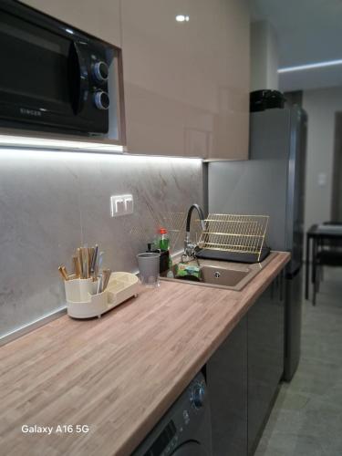 SeaShore Residence Bにあるキッチンまたは簡易キッチン