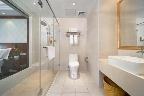 Koupelna v ubytování Xinghui Hotel