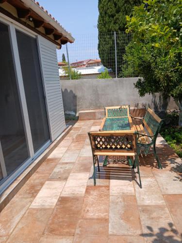 Patio nebo venkovní prostory v ubytování Saint Anna Country House.