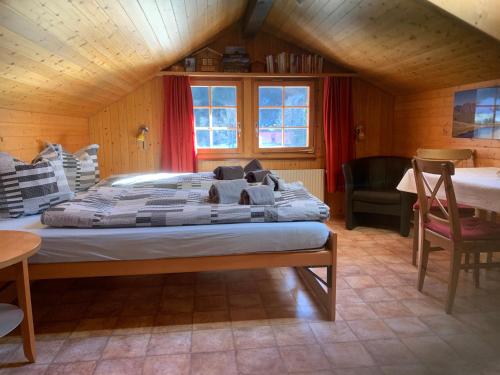 Posezení v ubytování Chalet Allmegrat