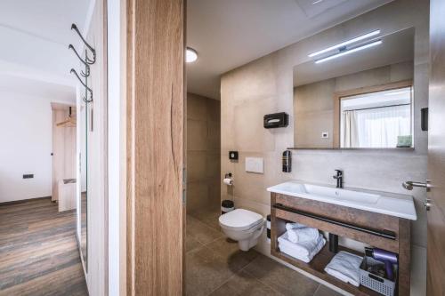 Koupelna v ubytování Hotel Lainbach in Wängle