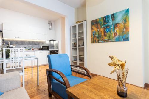 Kuchyň nebo kuchyňský kout v ubytování Rentapart Step