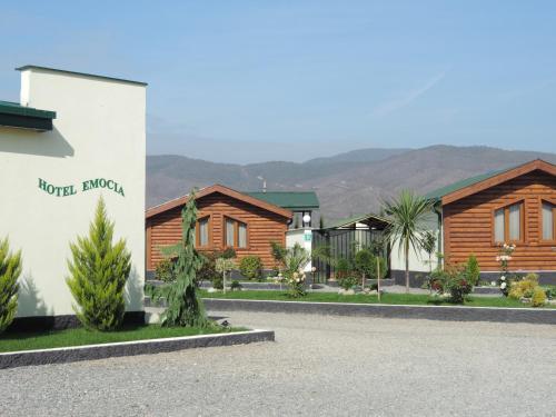 Ein allgemeiner Bergblick oder ein Berglick von des Hotels aus