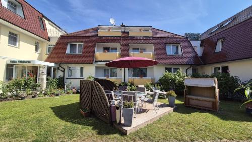 Taman di luar Villa Viktoria Whg 11 - "Schwalbennest"