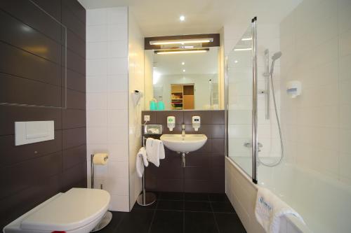 Koupelna v ubytování Apartment Medvědín 331/110