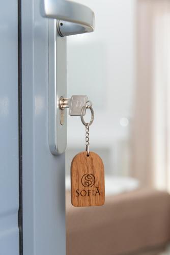 Hotel Sofiaにあるベッド