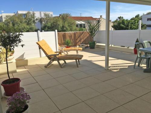 Appartement grande terrasse à 1 min de la plage