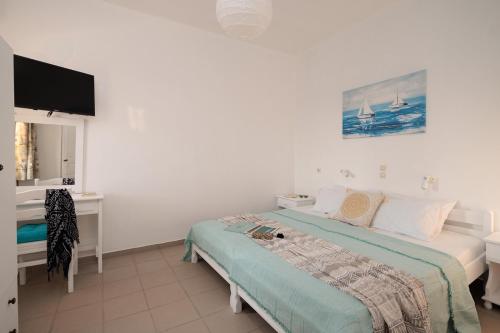 Postel nebo postele na pokoji v ubytování Aurea Blu studio 14 Relax Enjoy Dream