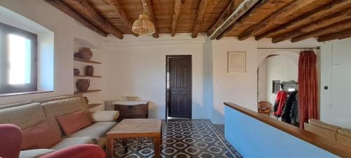 Χώρος καθιστικού στο La casona de Aguafría