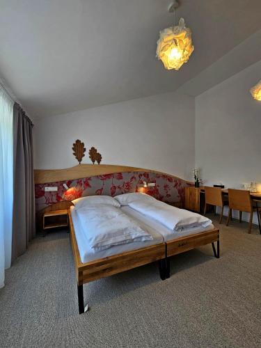 Hotel U Feldůにあるベッド