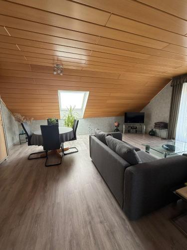 Χώρος καθιστικού στο Ferienwohnung in Klein Düngen