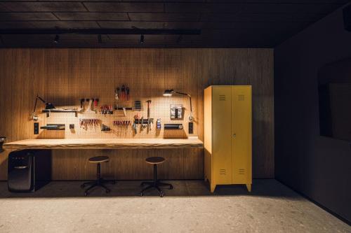 Η κουζίνα ή μικρή κουζίνα στο NOHO Loft